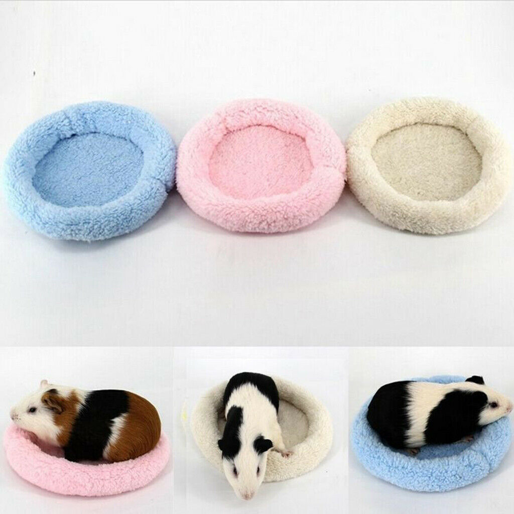 2-Pack Hamster Bed Soft Warm Cushion for Small Animals, Hamsters, Guinea Pigs &