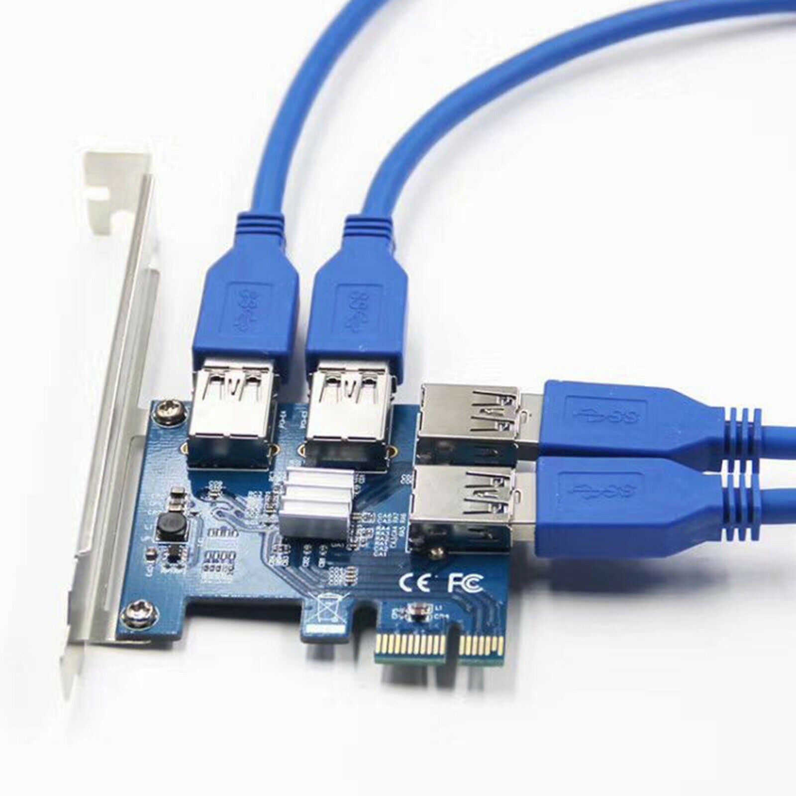 4 Ports USB 3.0 Super Fast 5Gbps   Expansion Card 4-Ports for