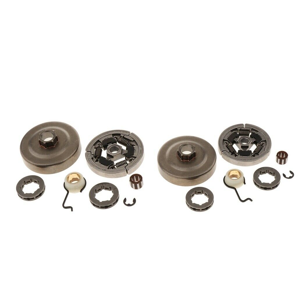 2 Sets Mower Parts Clutch Drum Sprocket Kit For MS361 044 046 MS440 MS461