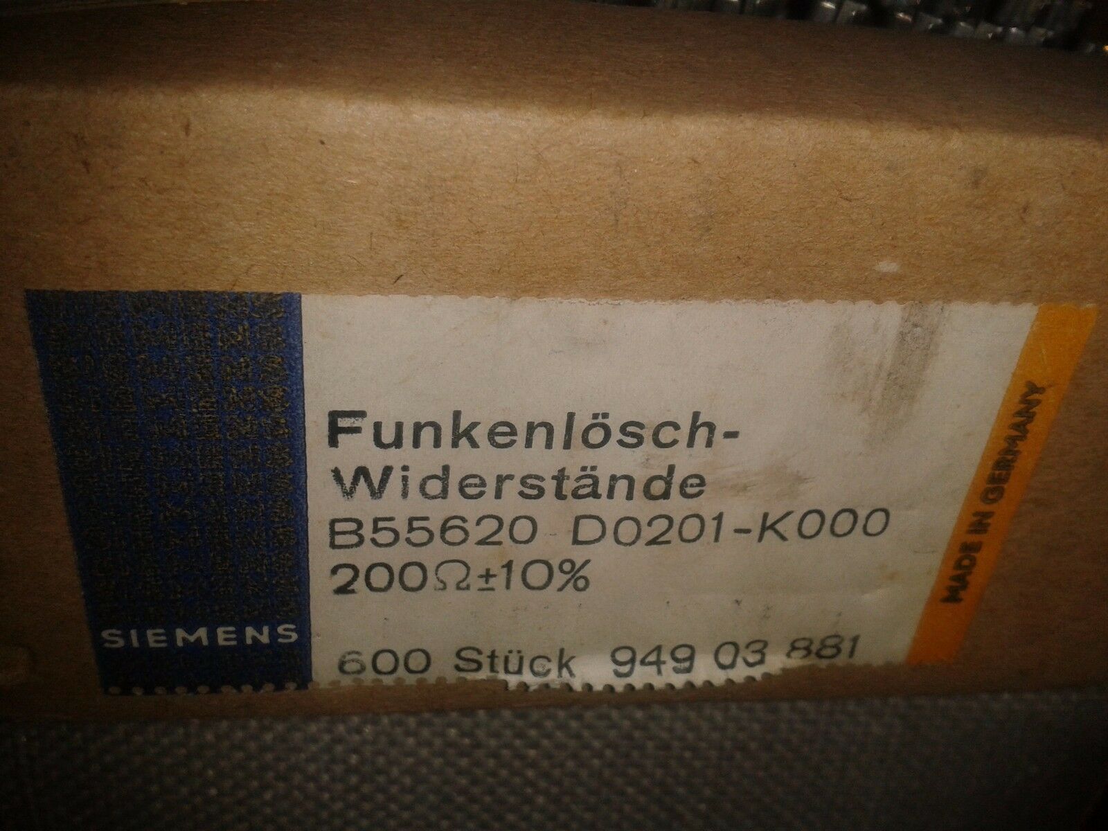 20pcs NOS SIEMENS 200R 10% HI END RESISTORS FOR TUBE AUDIO !