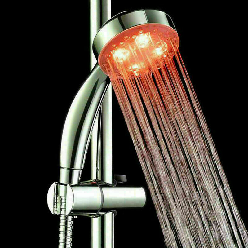 Colorful Shower Head Home Bathroom 7 Colors Auto Changing LED Glow Light