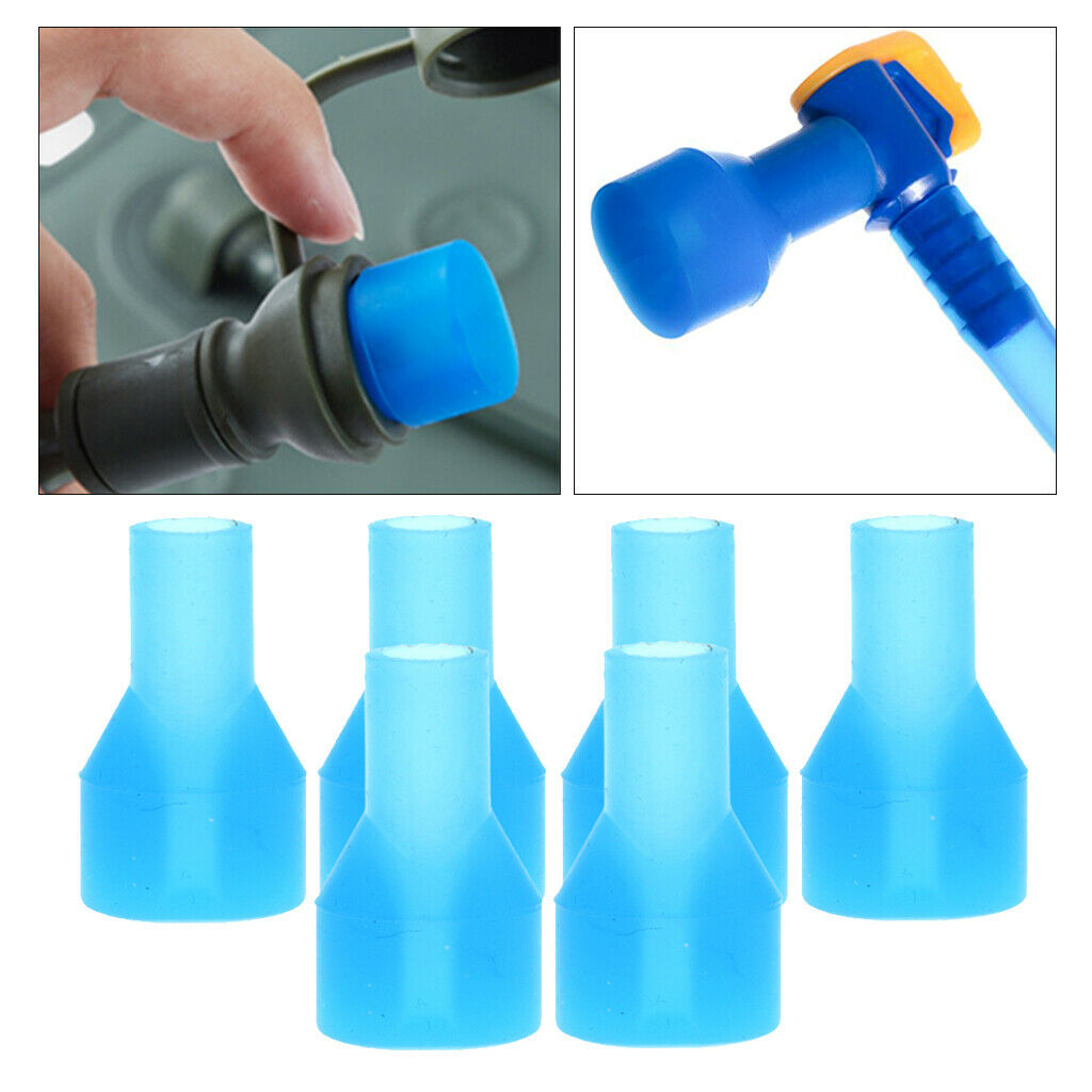 6Pcs Bite Valve Replacement Mouthpiece for Hydration Bladder and Water Backpack