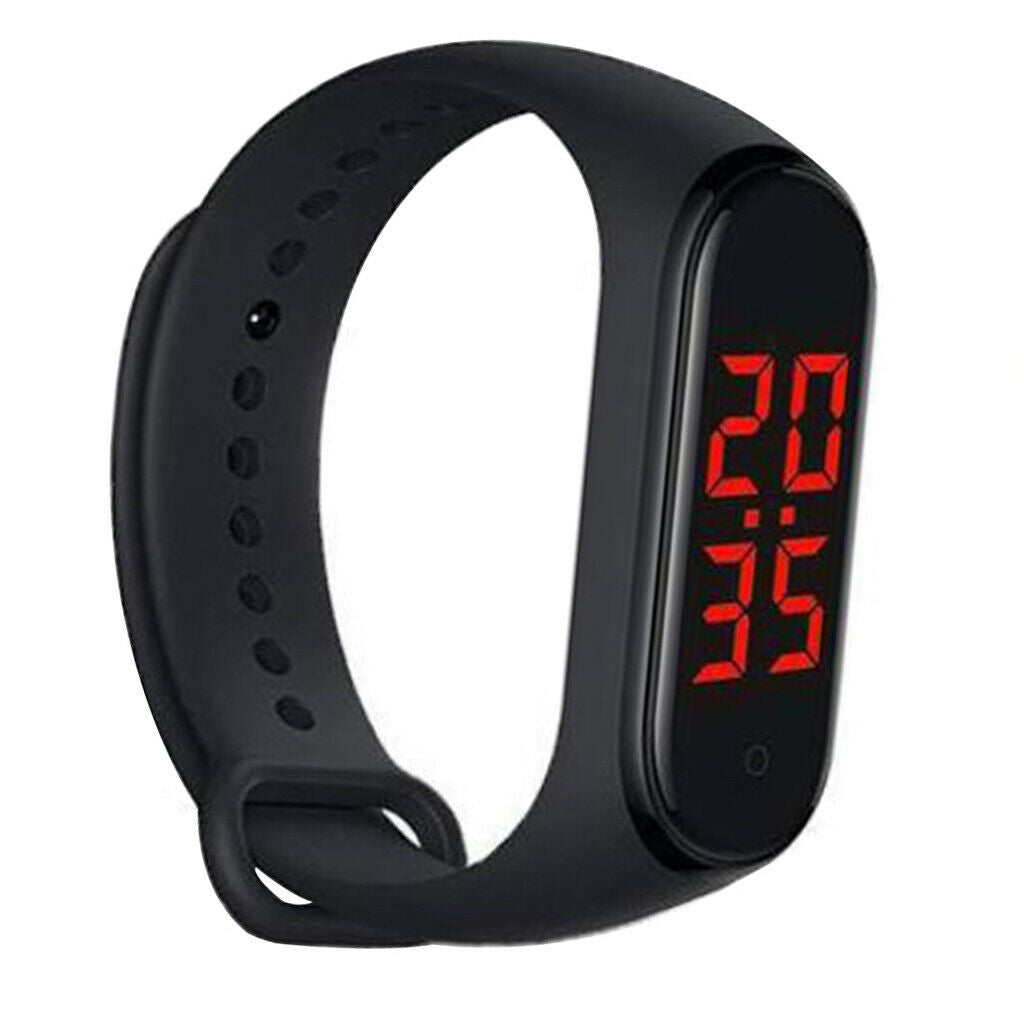 Temperature Measurement Wristband Bracelet Smart Watch LED Screen Outdoors