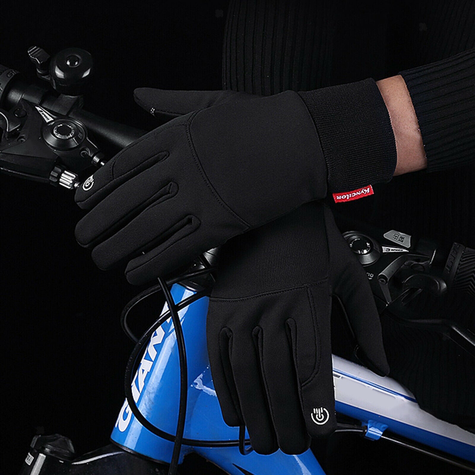 Winter Warm Gloves Waterproof Anti-slip Thermal Fleece Touch Screen Glove XL