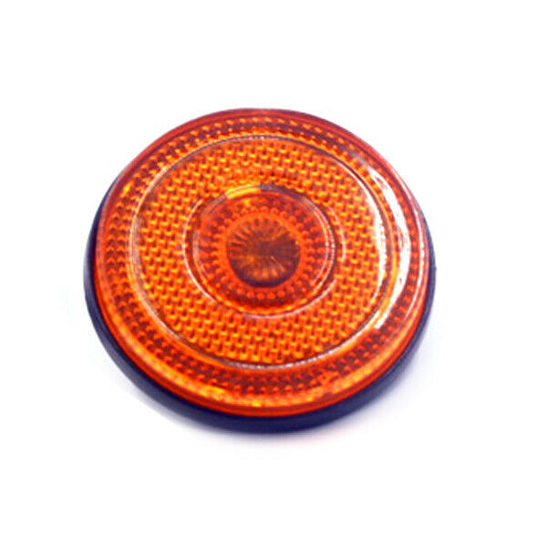 Car Motorcycle Trailer Amber Round Rear Tail Brake Stop Marker Light as