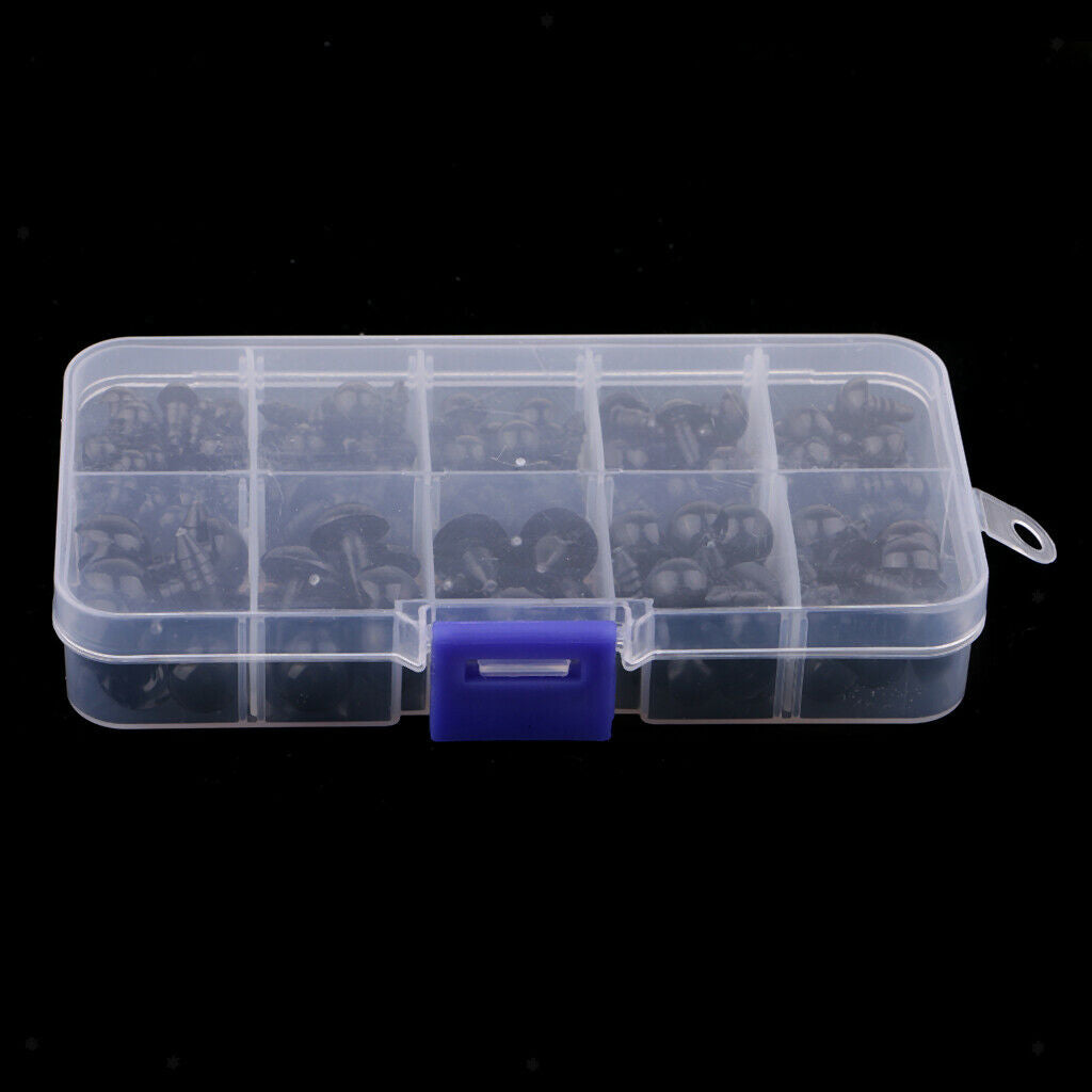 142 pieces of plastic safety eyes and safety noses with