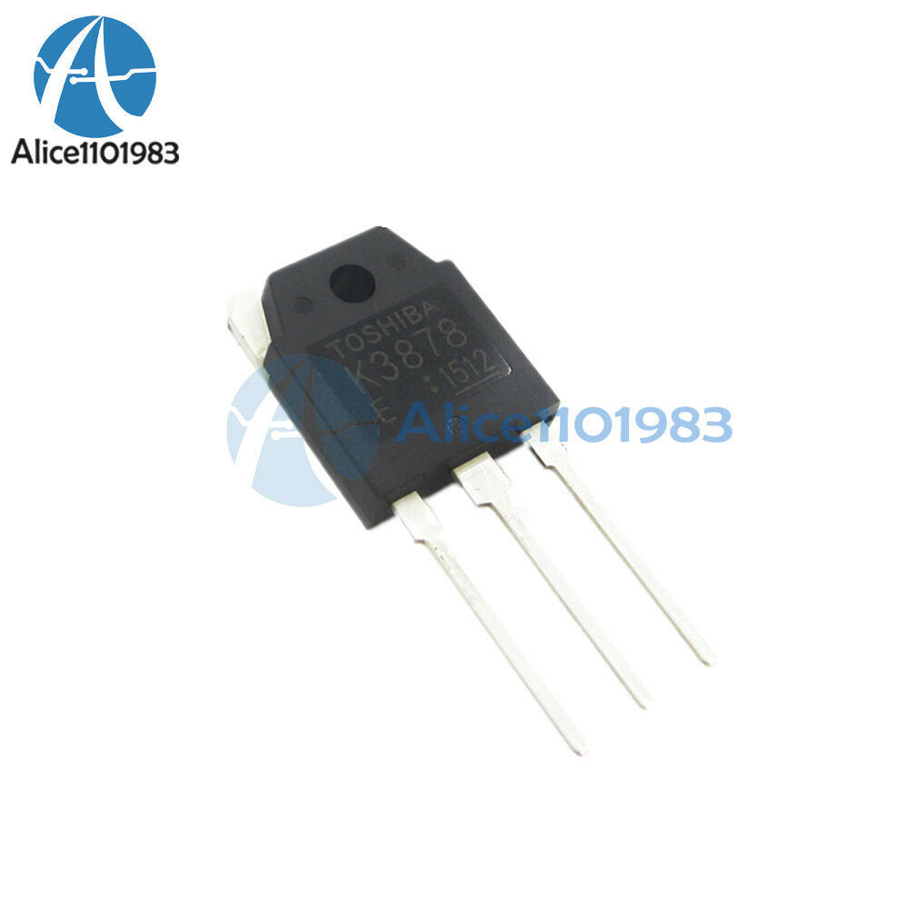 2PCS 2SK3878 K3878 TOS MOSFET N-Ch FET RDS TO-3P K3878