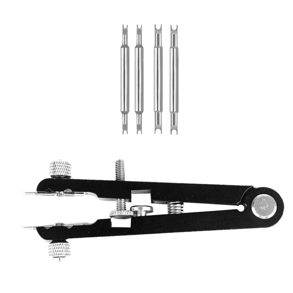 Anti-rust Watch Spring Bar Plier V Shaped Strap Replacement Remover Pins