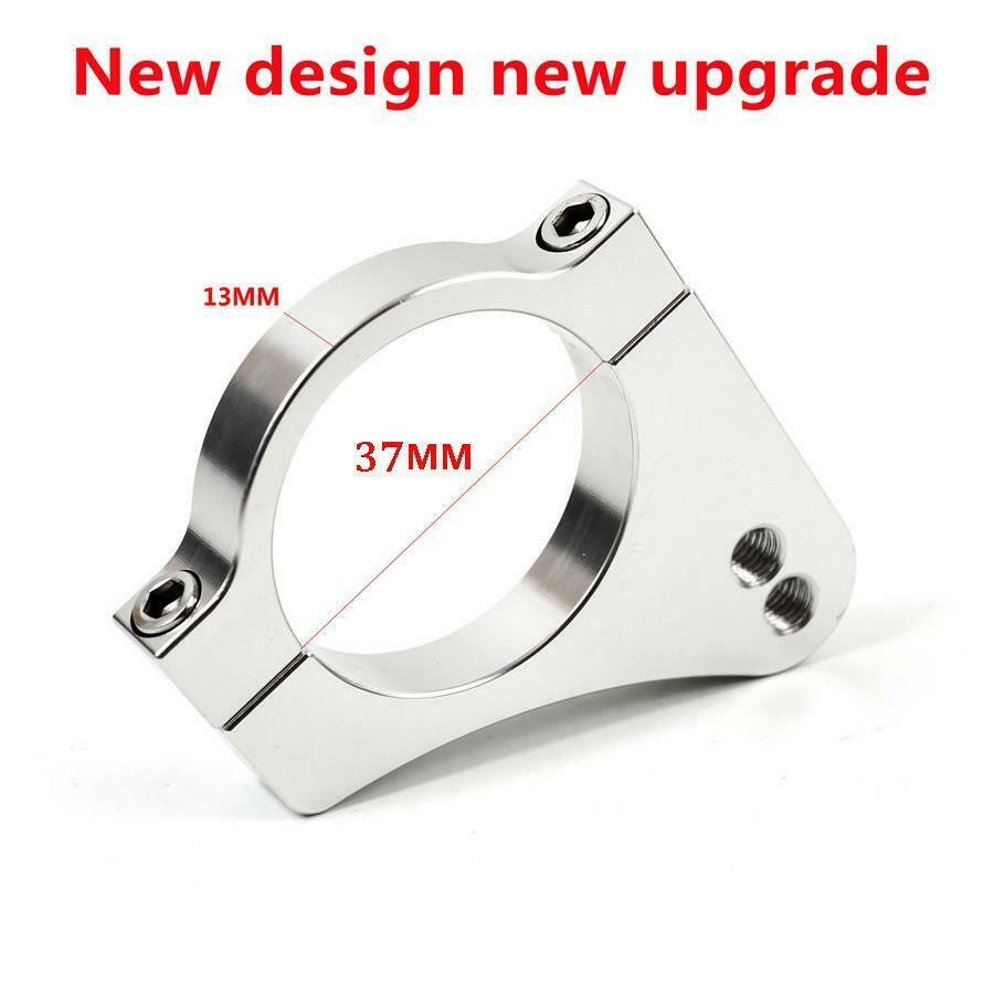 37MM CNC Motorcycle Steering Damper Stabilizer Bracket Fork Tube Mounting Clamp