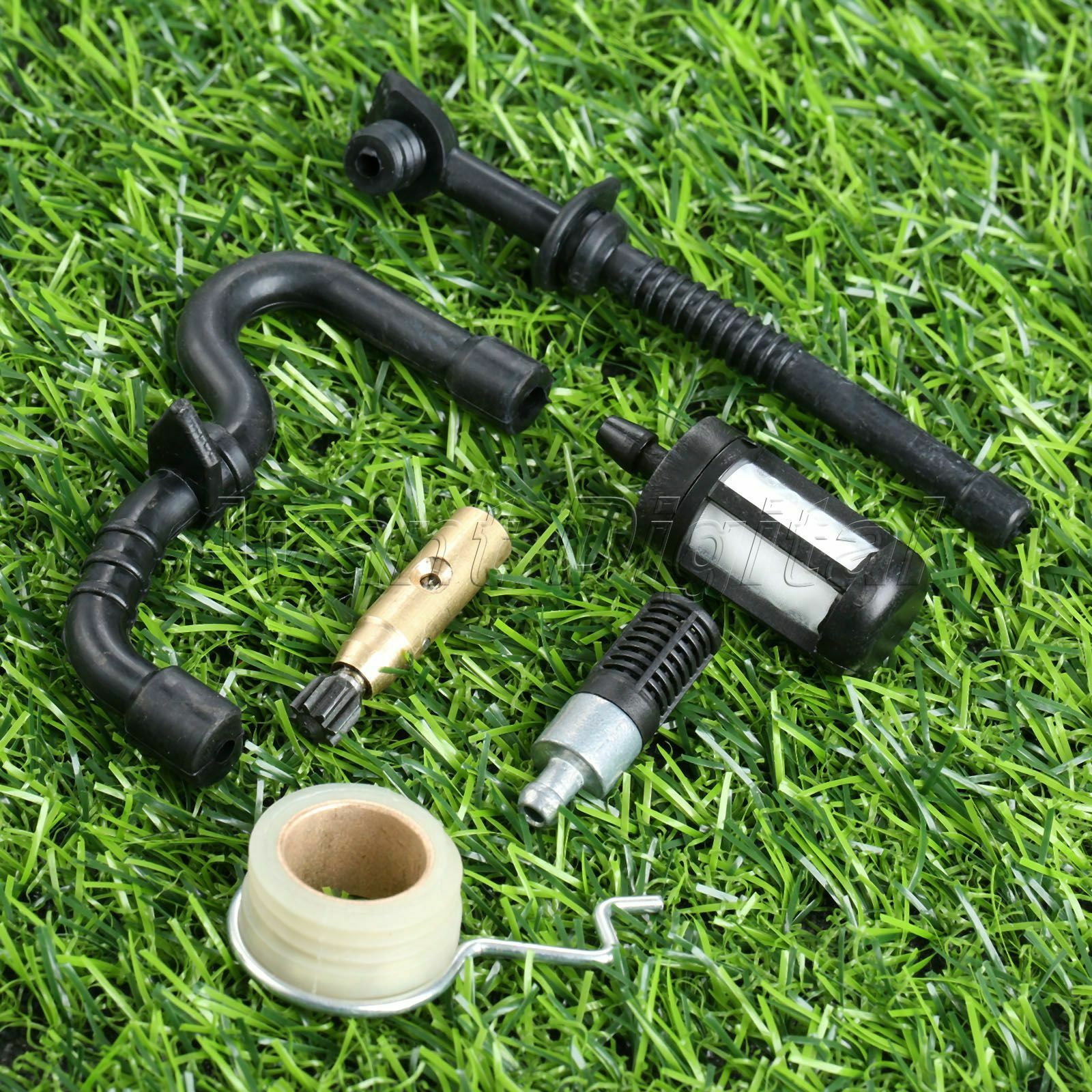 6pcs Chainsaw Oil Pump Worm Gear Fuel Hose Filter For Stihl MS180 MS170 018 017