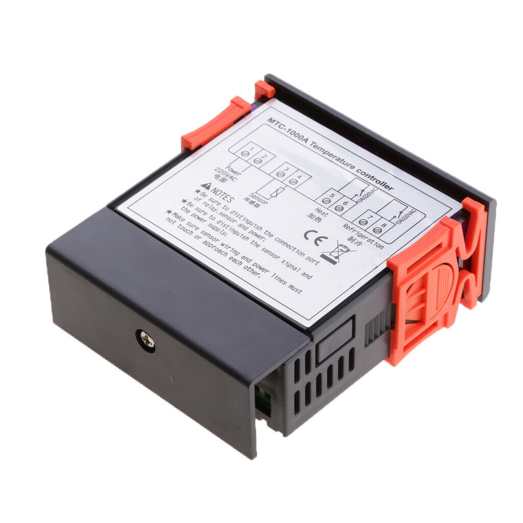 220V Digital Temperature Controller Thermostat Sensor MH1000A -40â„ƒ to 120â„ƒ