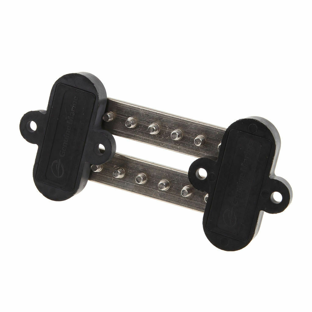 12 Positions Bus Bar Electric Terminal Junction Block W / 4 Stud 100A