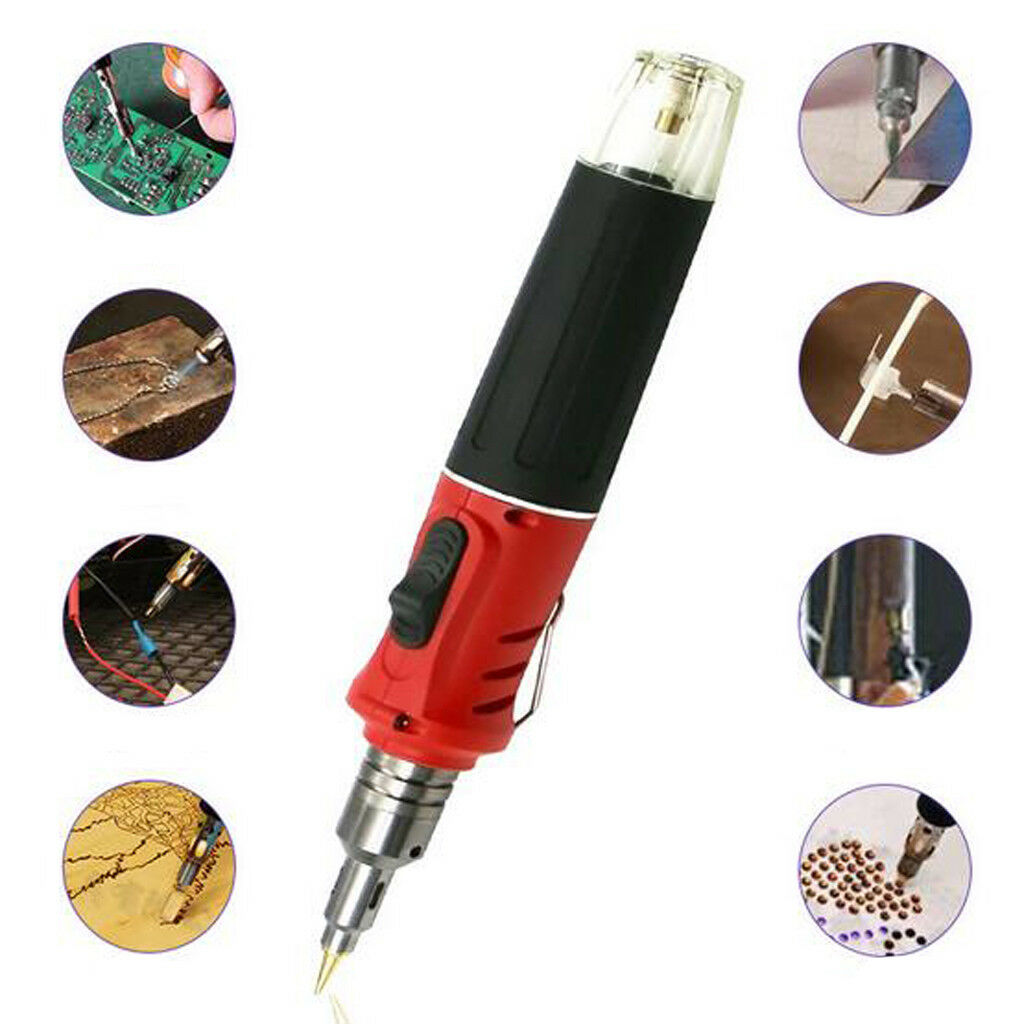 Tool Flame Torch Iron Butane Soldering Kit Power Probe Cordless Welding Gas