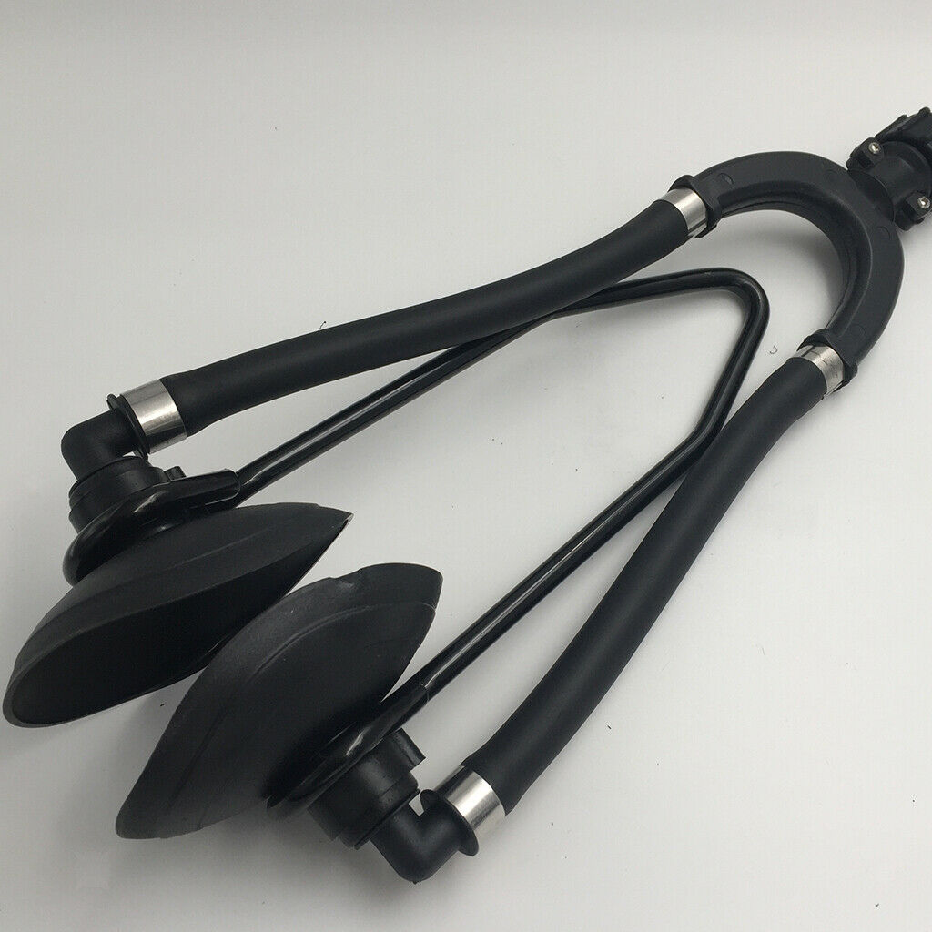 Outboard Boat Motor Dual Water Flusher Round Marine Ear Muff Cups Universal .