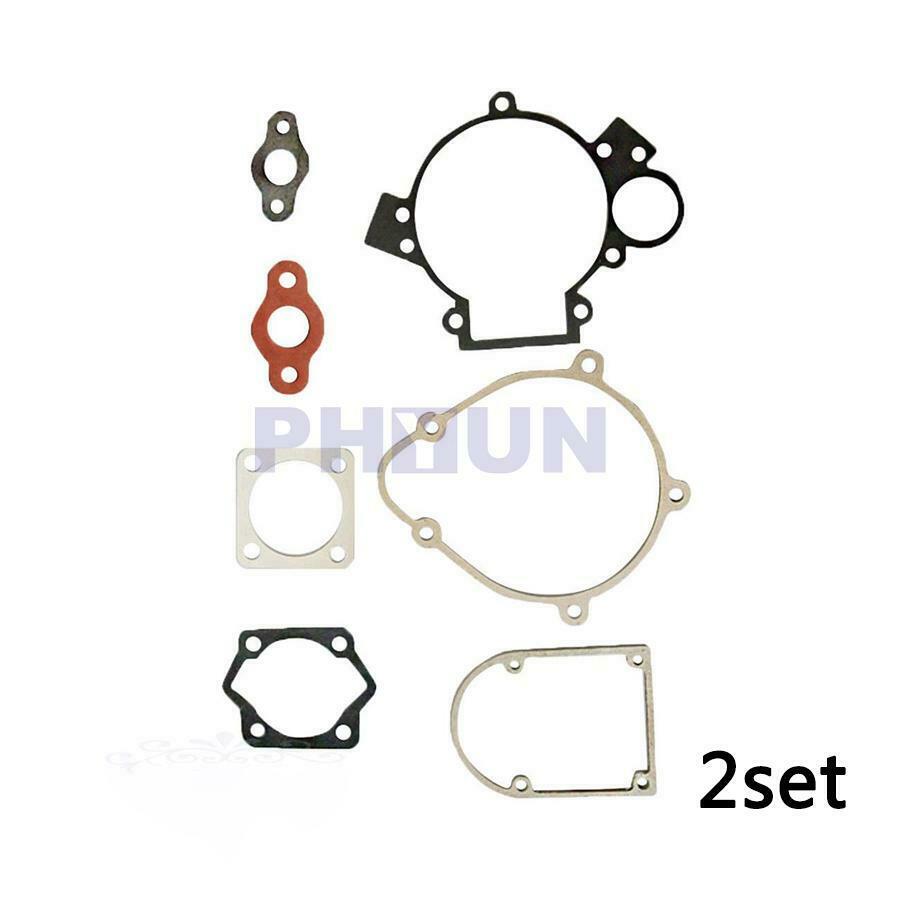 2 Sets Gasket Kit Replacement For 80cc Motorized Bicycle Push Bike Motor Engine
