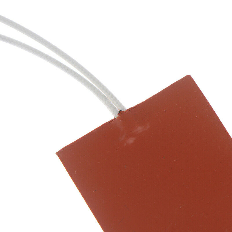 15W 12V 5*10cm Engine Oil Tank Silicone Heater Pad Rubber Heating Mat War.l8