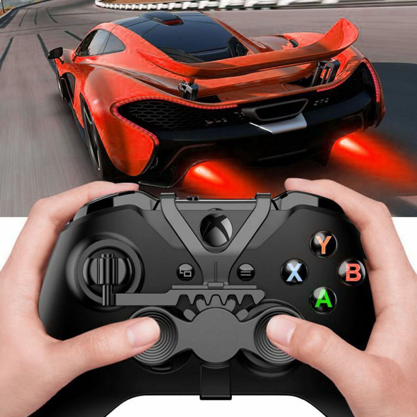 Mini Auxiliary Steering Wheel for Xbox One S/X Game Controller Accessories UK