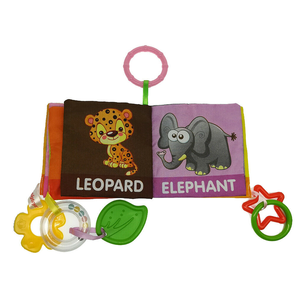 Toddler baby fabric book Feeling book Knisterbuch Toys for early learning e