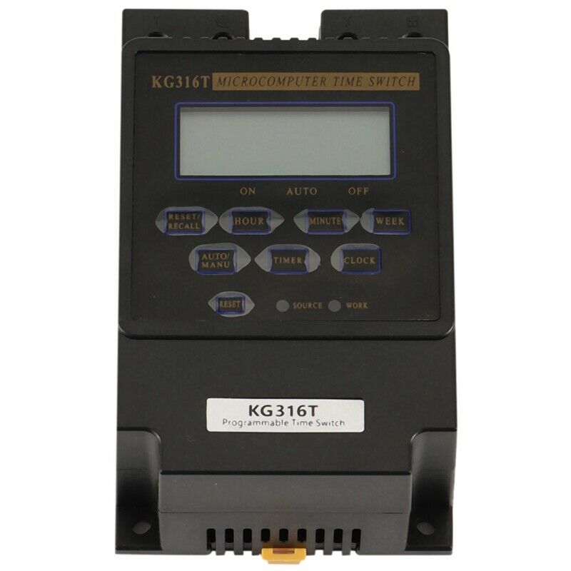 KG316T 25A Intelligent Microcomputer Programmable Electronic Timer Time SwitL3U6