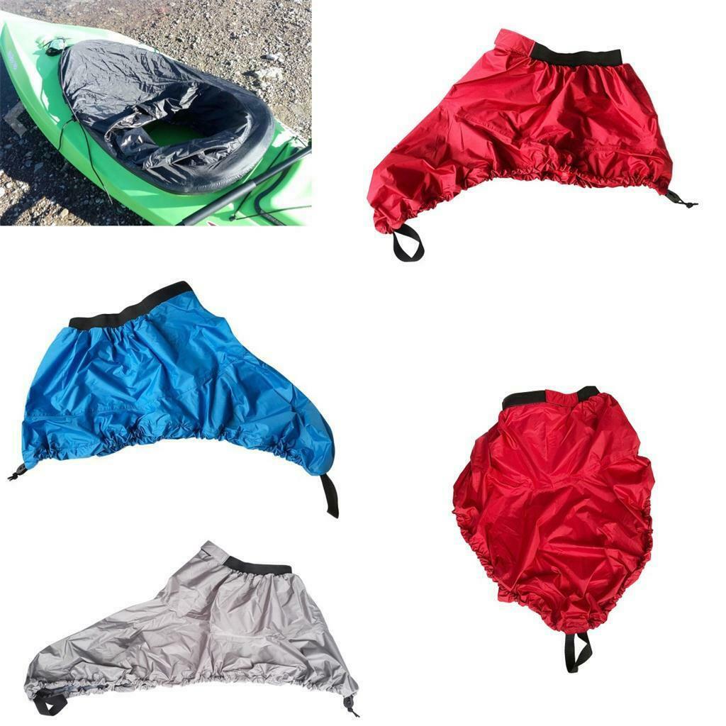2x Kayak Canoe Boat Spray Skirt Sprayskirt Cover Waterproof Paddling S+M