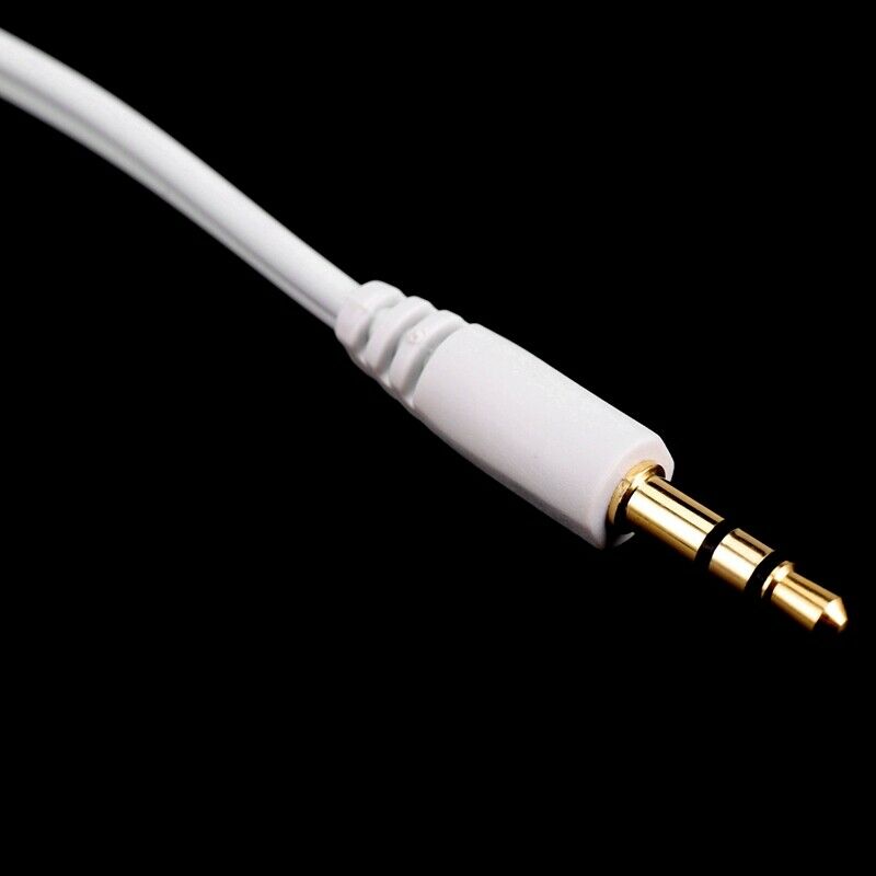 Cable splitter of white earphones 3.5 mm audio R7A8A8