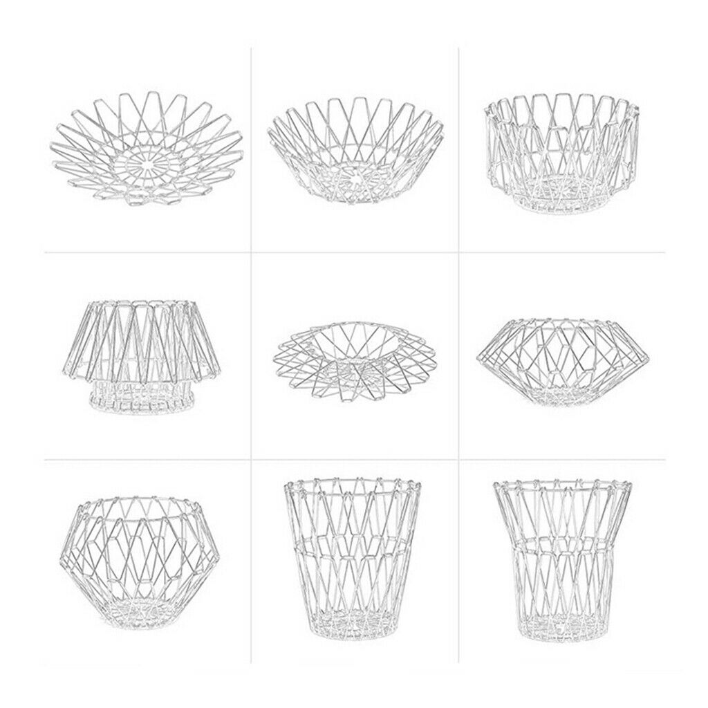 Wrought Fruit Baskets Vegetables Container Home Kitchen Decor Baskets S