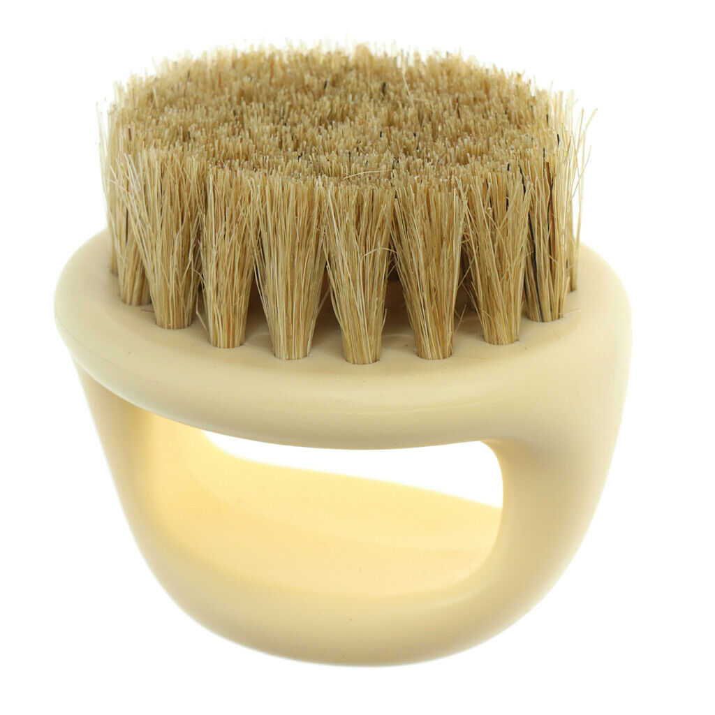 2 Pieces Professional Salon Men Barber Beard Mustache Bristle Shaving Brush