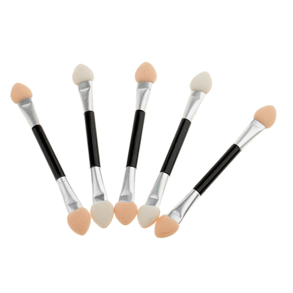 Dual Sided Eyeshadow Lip Nail Art Brush Sponge Tips Makeup Applicators 30 Pieces