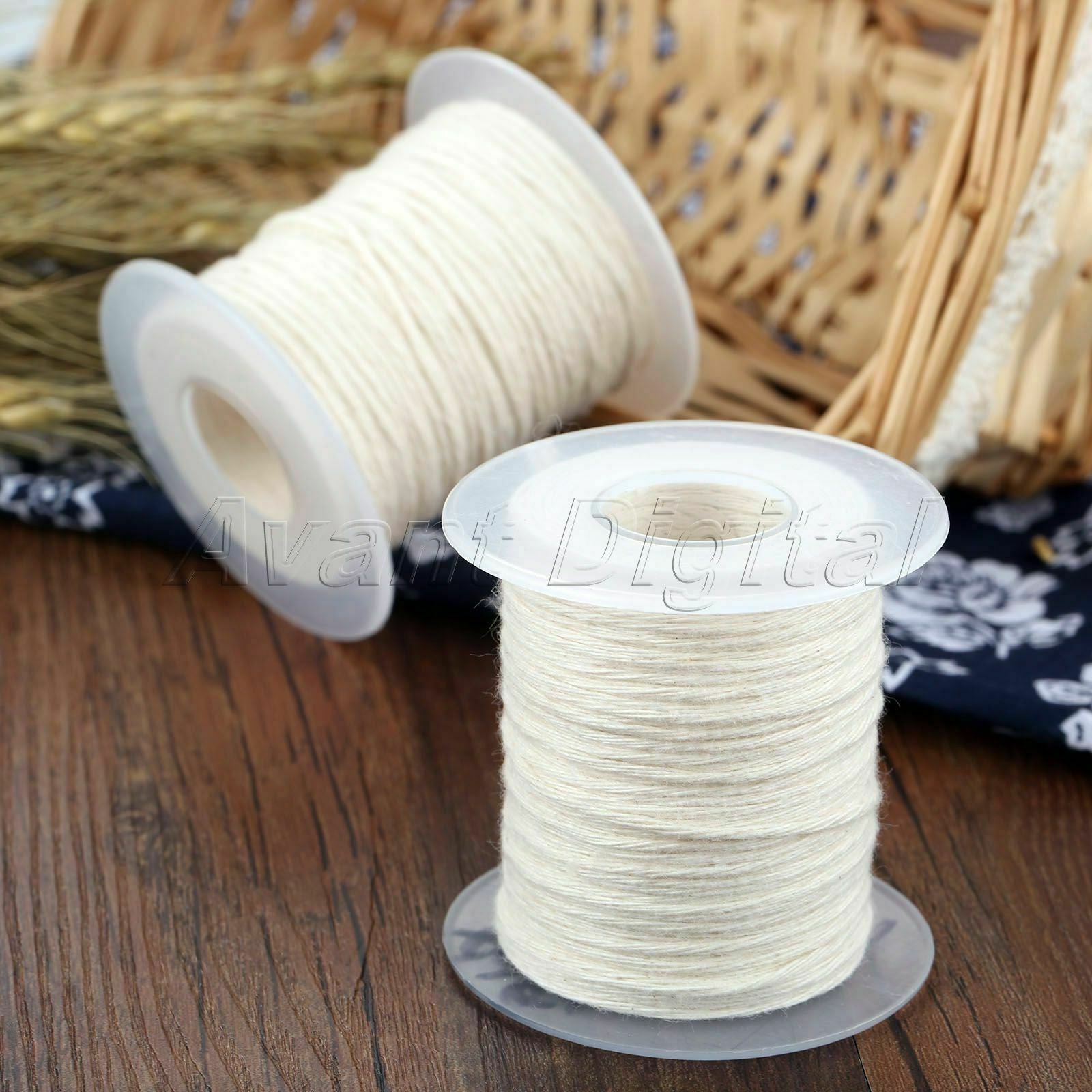 DIY Crafts Candle Making Supplies Wicks Core Unwaxed Cotton Wick 61*1mm 1Roll