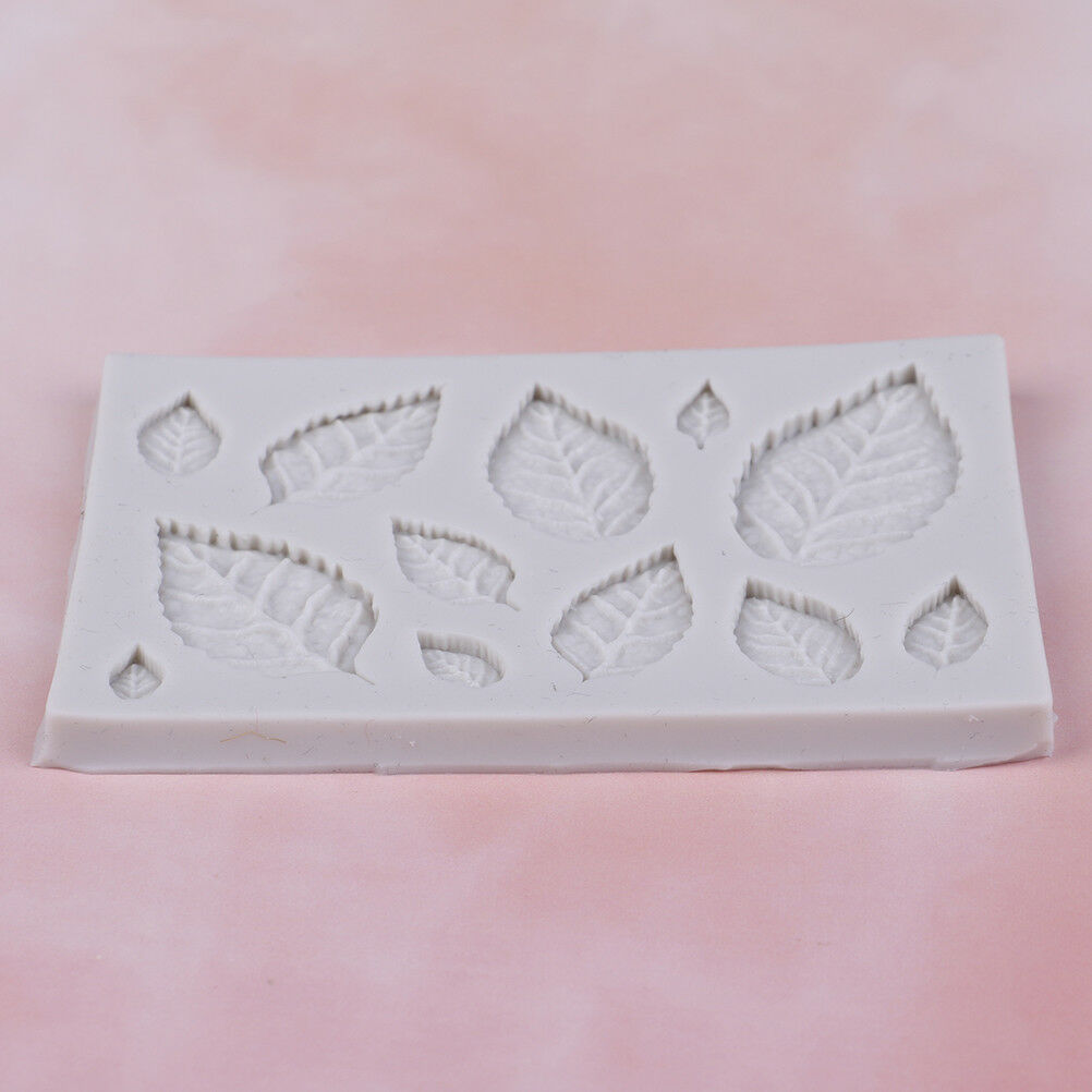 Rose leaves silicone soap mold kitchen accessories cake mold cookies cake too Tt