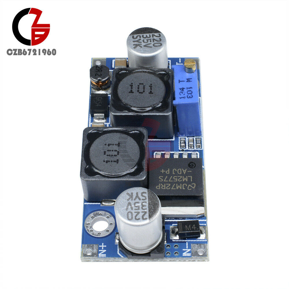 2PCS DC-DC Auto Boost Buck step Up down Converter Module Solar Voltage LM2577