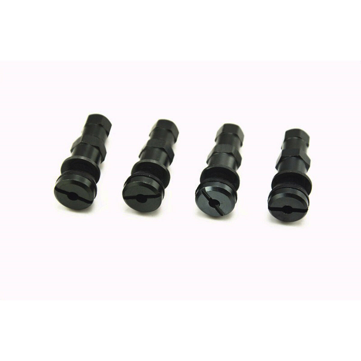 4pc Bolt-in Car Motorcycle Aluminum Tubeless Wheel Tire Valve Stem with Dust Cap