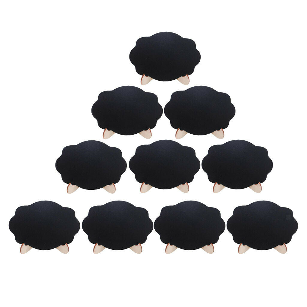 10x Mini Message Wooden Blackboard Note Sign Message Chalk Board Chalkboard