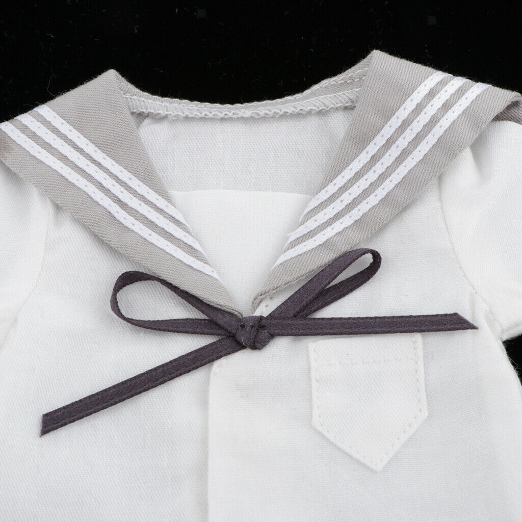 2x 1/4 Uniform Skirt Suit Outfit for BJD DOD MSD 43cm Clothes DIY Accessory