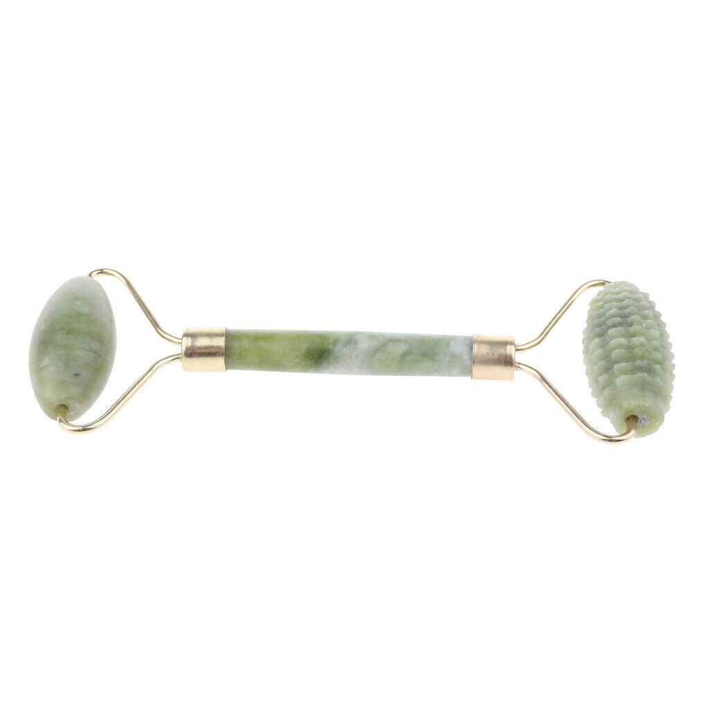 2 Pieces Natural Jade Face, Neck, Body, Spa, Massage, Roller, Lifting