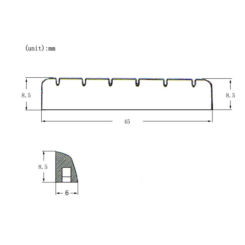 2 Pieces Slotted Nut For Classical Guitar Replacement Accessories