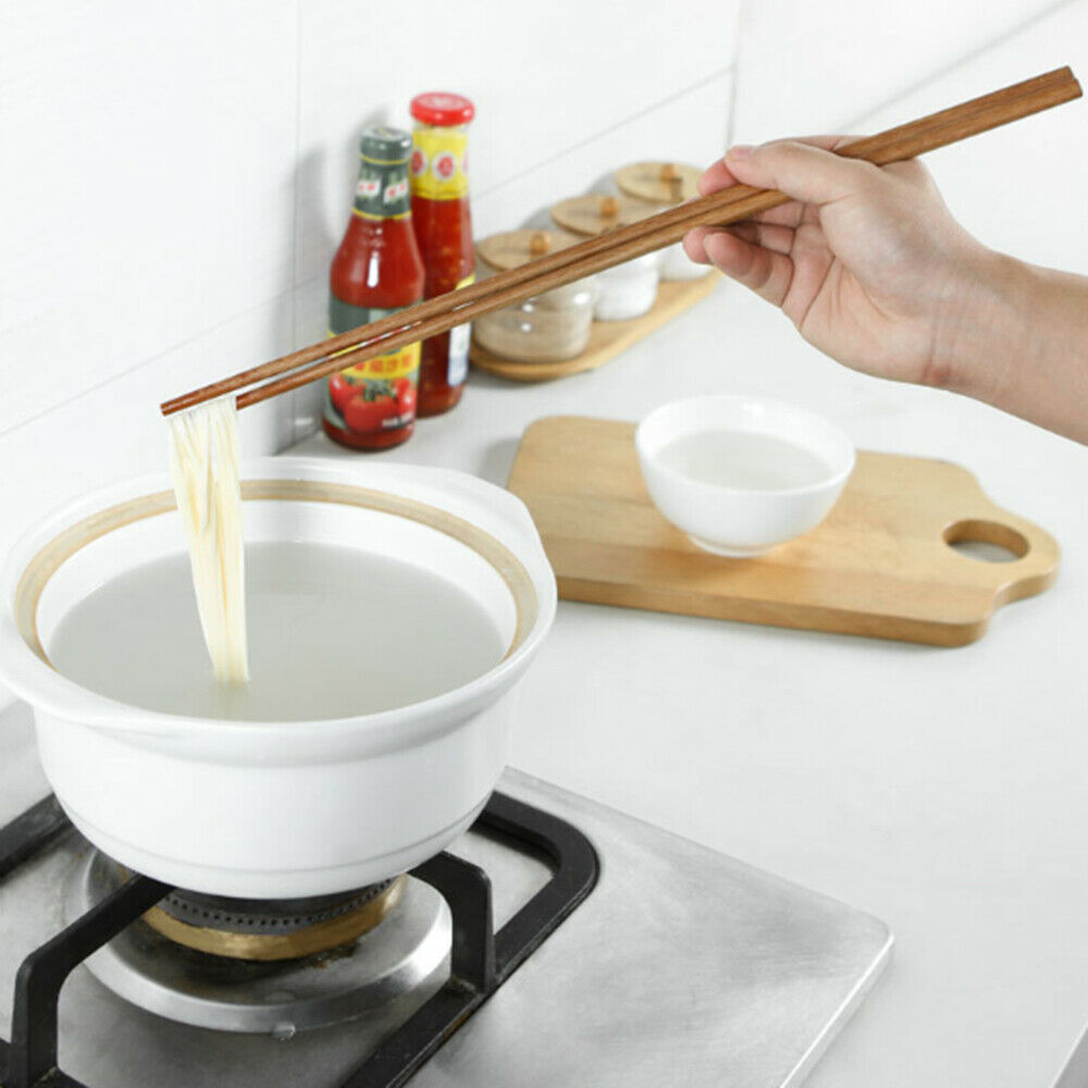 38cm Kitchen Household Long Fried Wood Chopsticks Noodle Chopsticks Tableware