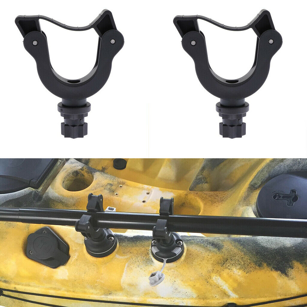 2x Nylon Durable Kayak Paddle Clip Canoe Holder Keeper Adapter Accessories