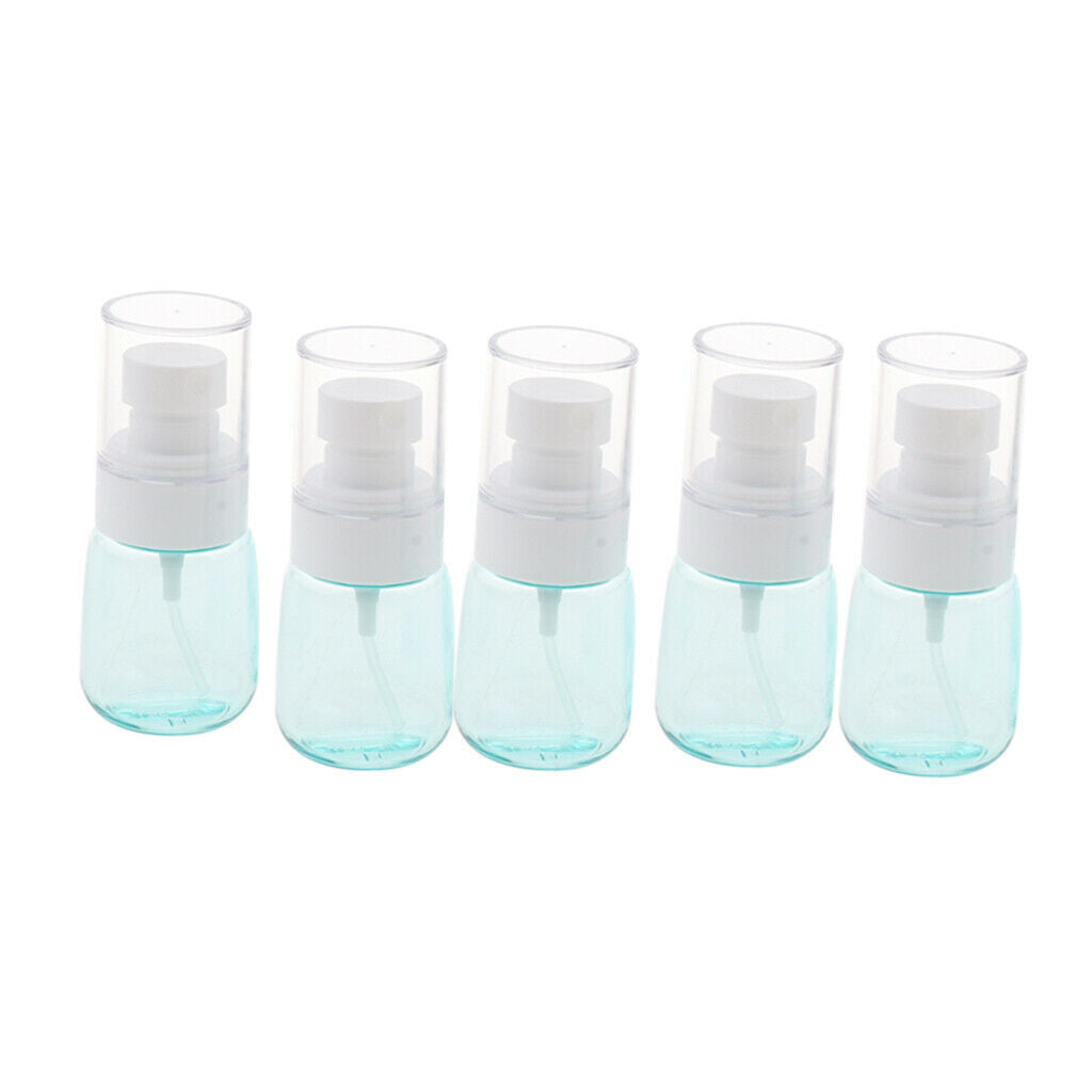 10 Pieces PETG Fine Mist Sprayer Bottles for Travel Outdoors Blue / Pink