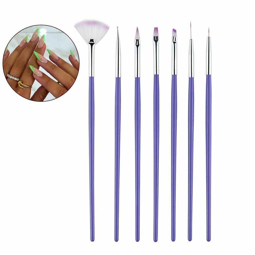 Builder Acrylic UV Gel Drawing Nail Liner Painting Pen Nail Art Brush Dotting