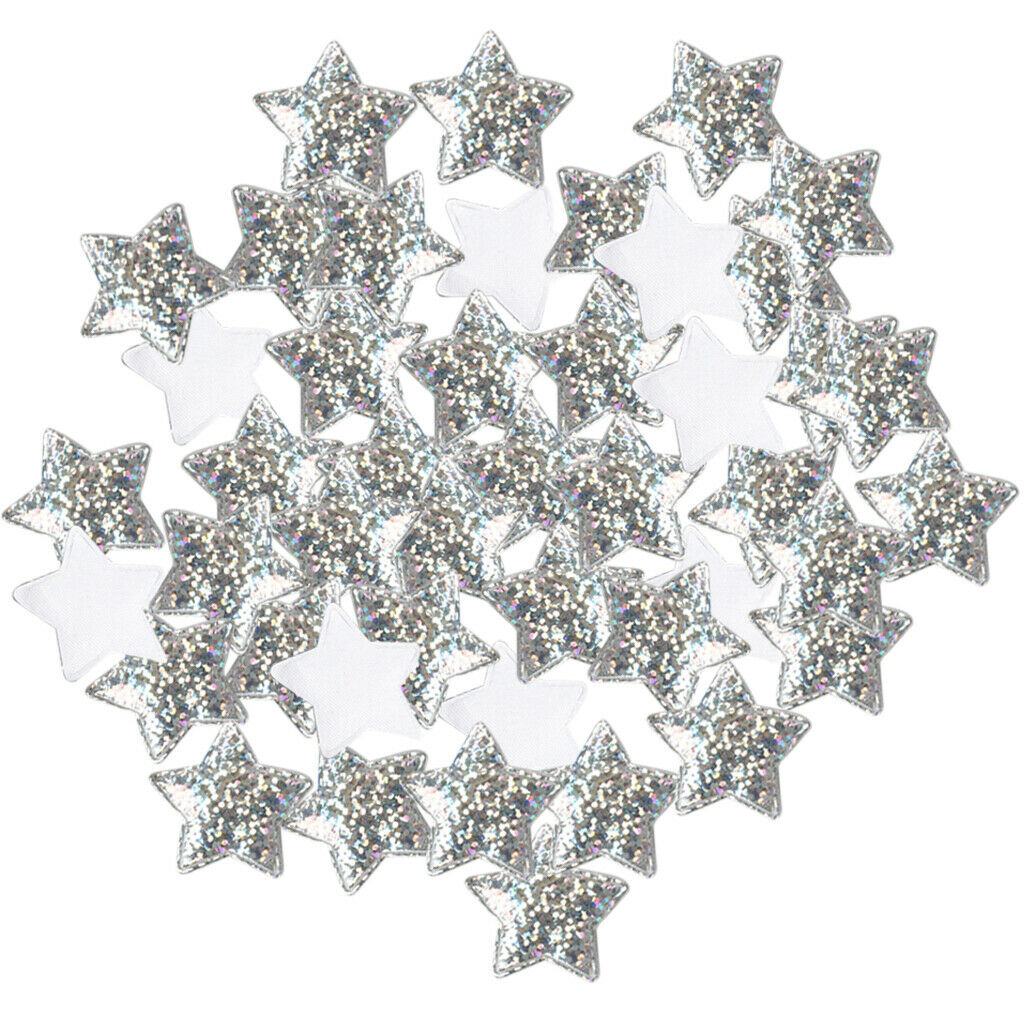 100 Pieces Glitter Star Confetti Sprinkle Iridescent Metallic Table Decor