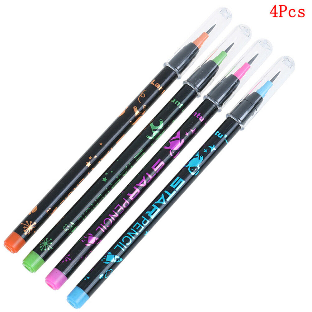 4Pcs multifunctional beautiful mechanical pencil bullet head writing stat.l8