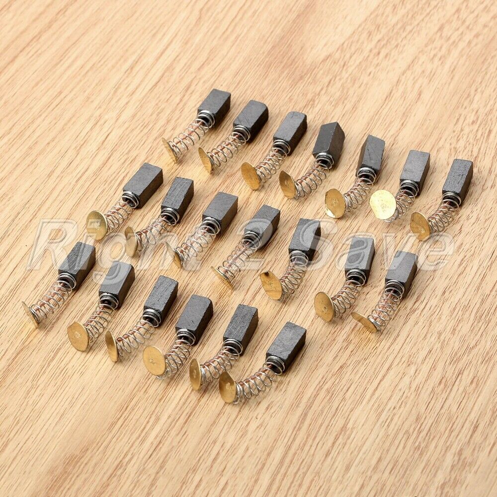 10x Carbon Brushes Angle Grinder For Generic Electric Motor Power Tool 6x6x6.5mm