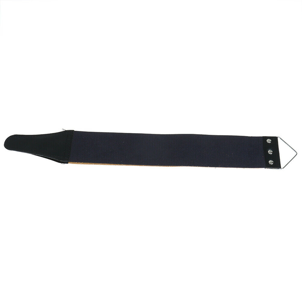 1XCanvas Leather Shaving Strop Straight Razor Sharpener Strap Belt Shaving.l8
