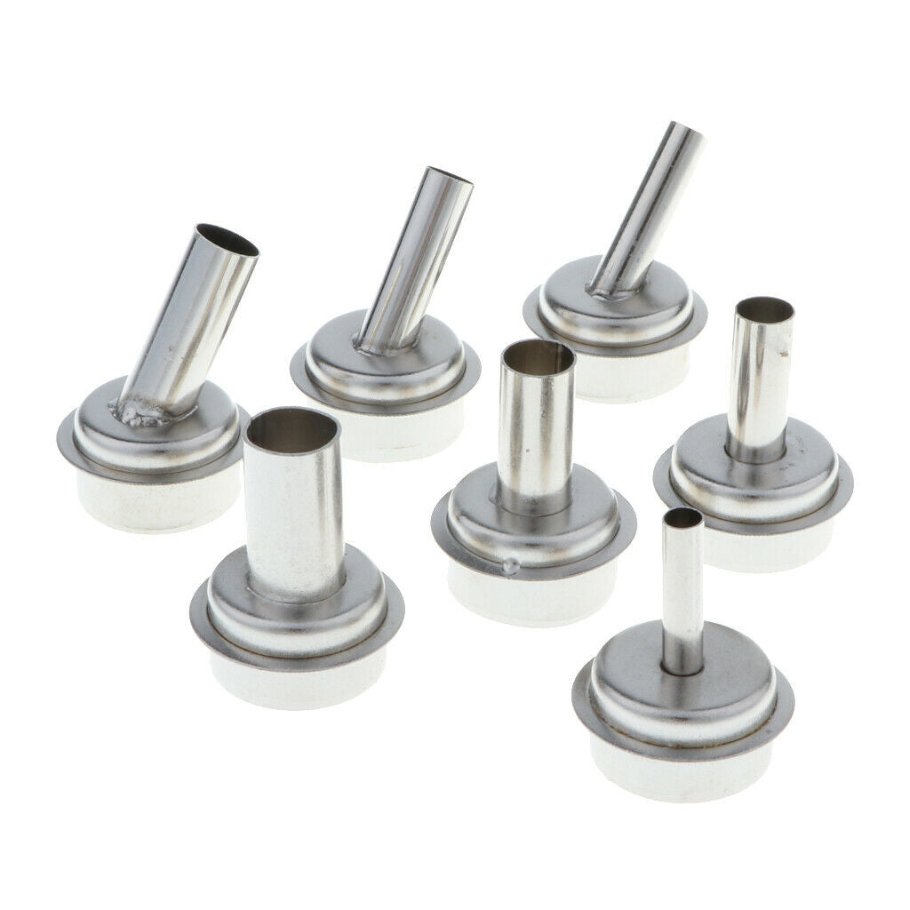 7 Pack Universal Heat Gun Nozzle Hot Air Desoldering Station Gun Mouth