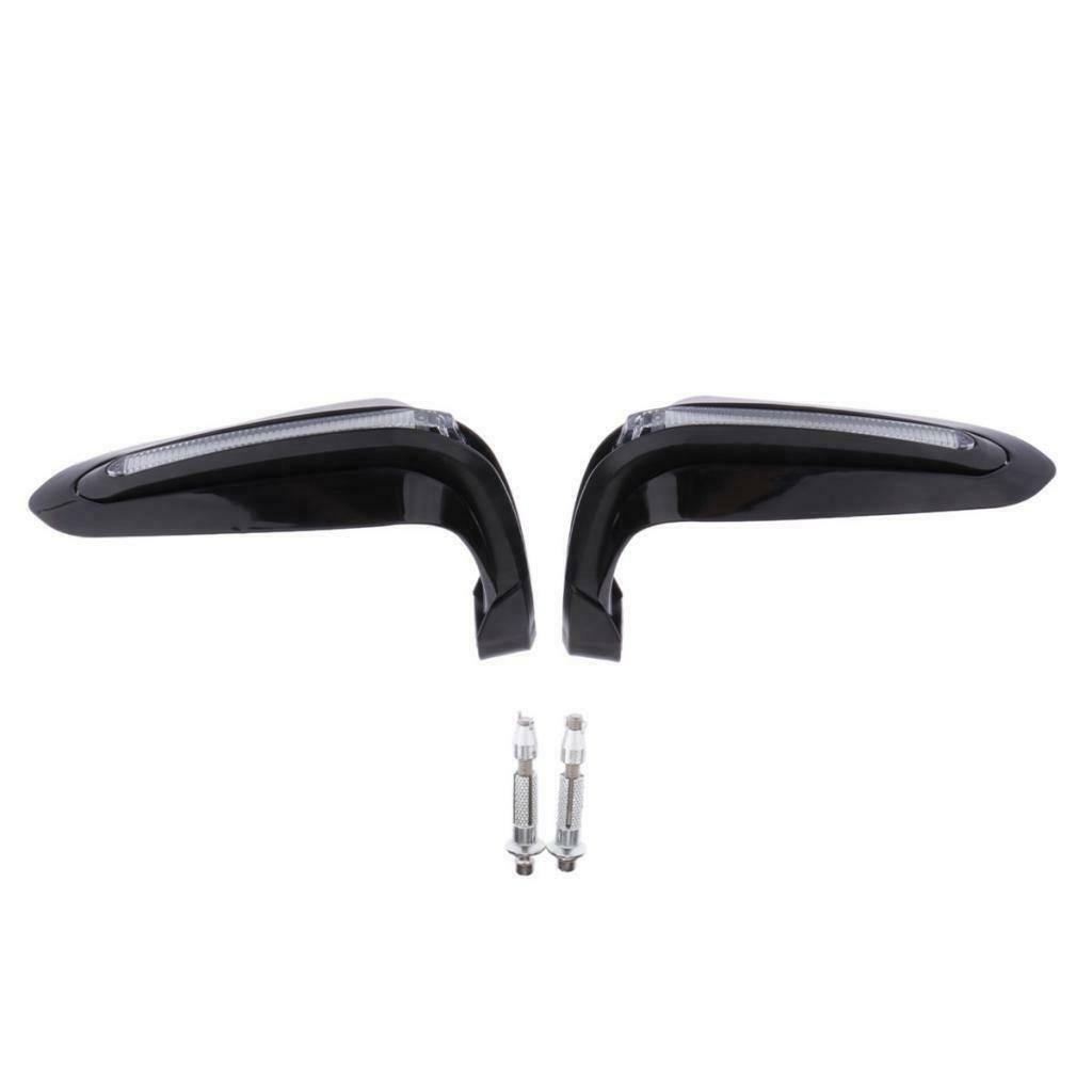 Motorcycle Handguard with LED Light ABS Dirt Bike Shield Protector Cover