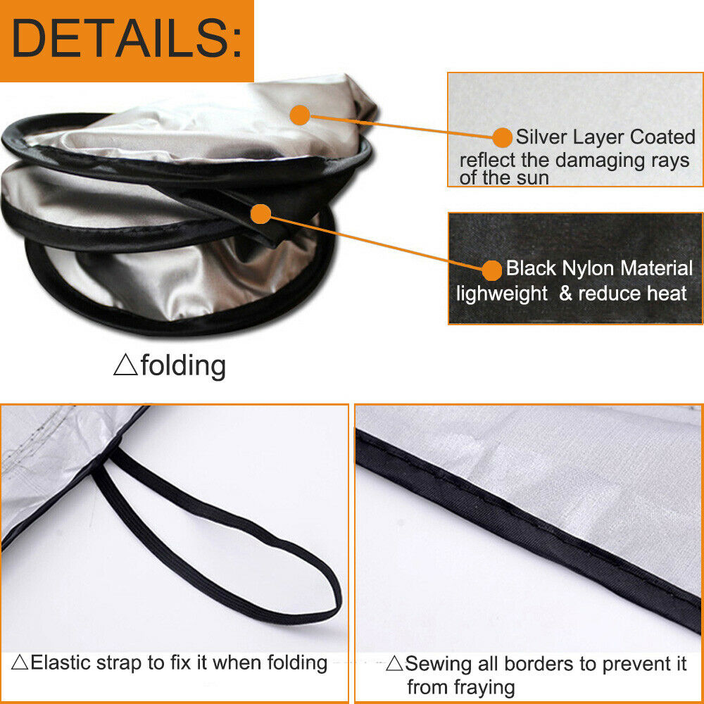 Jumbo Large Huge Windshield Sun Shade Heat Shield For Car SUV MPV Truck Van RV