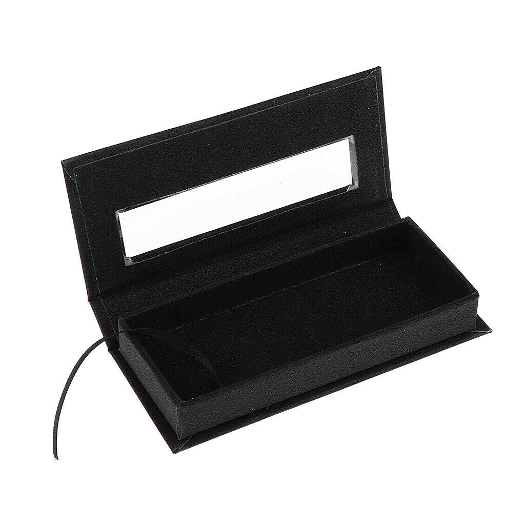 1x Magnetic False Eyelash Storage Case Container Eye Lash Holder Box Black