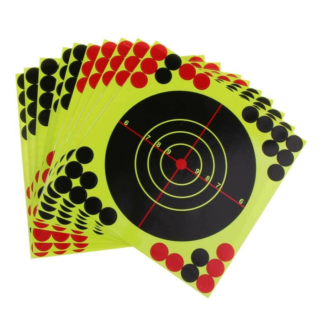 30pcs Splatter Reactive Shooting Target 21x21cm for Shooting Practice
