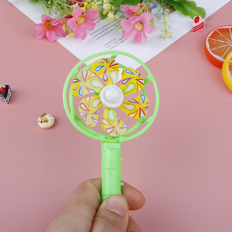 3Pcs/set Children Plastic Windmill Whistling Handle Toys PinwheelATAUY1